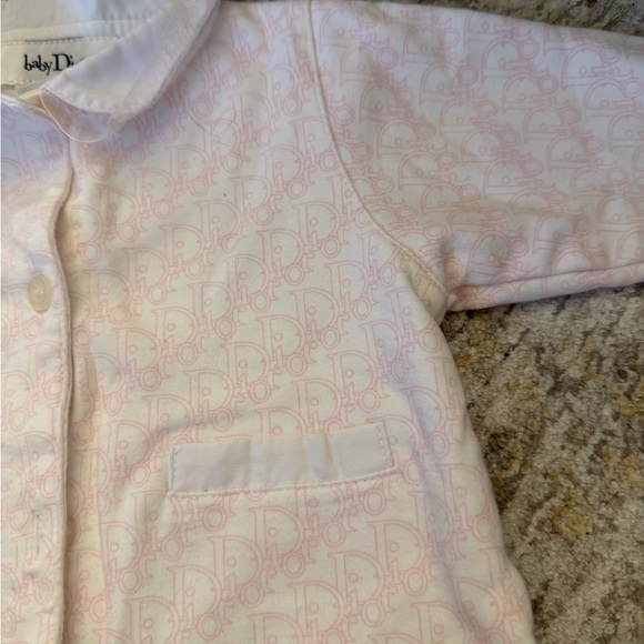 Baby Dior Pink Patterned Jacket - Picture 5 of 5
